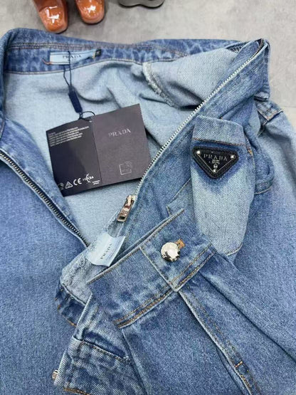 Pra Cropped Denim Jacket