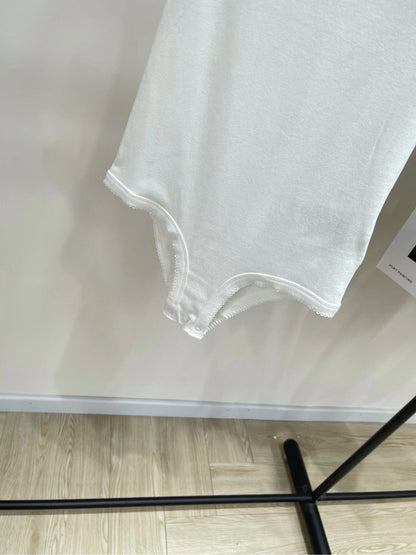 Miu 25 Body Suit White Cotton 208771