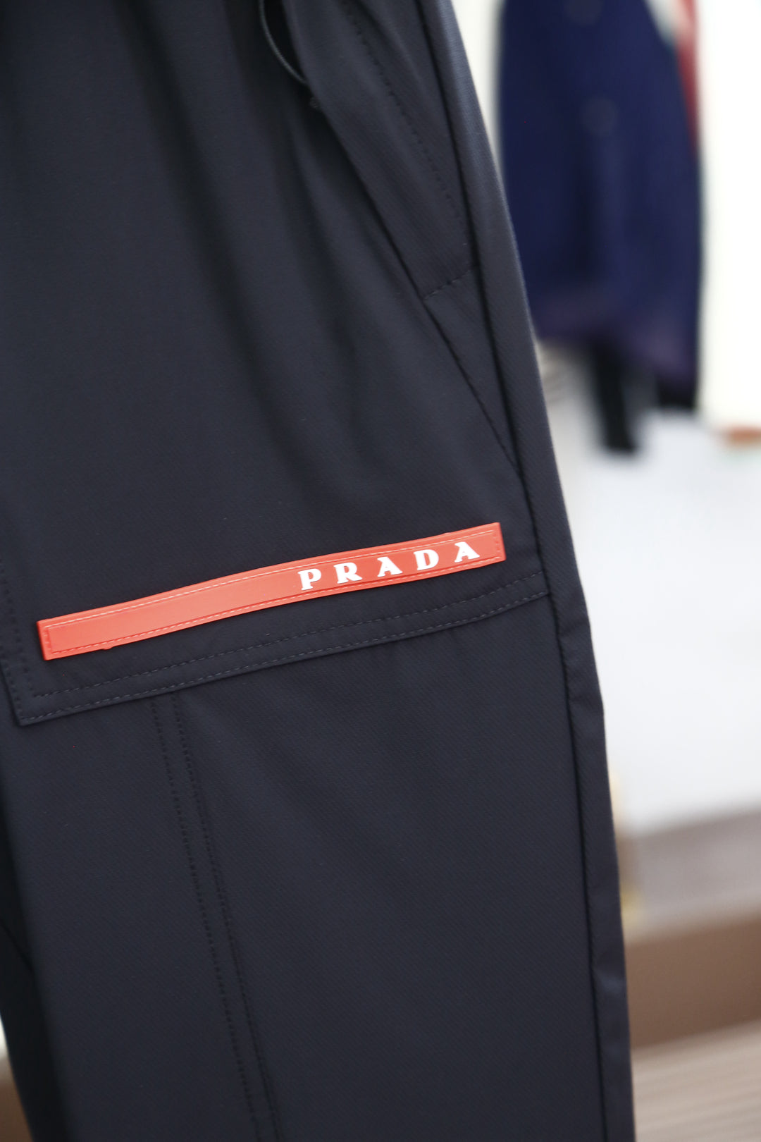 PRADA BLACK JOGGER PANTS 458721