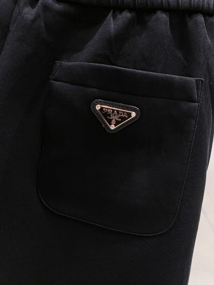 PRADA BLACK JOGGER PANTS 458721