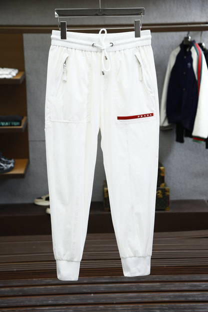 PRADA WHITE JOGGER PANTS 458745