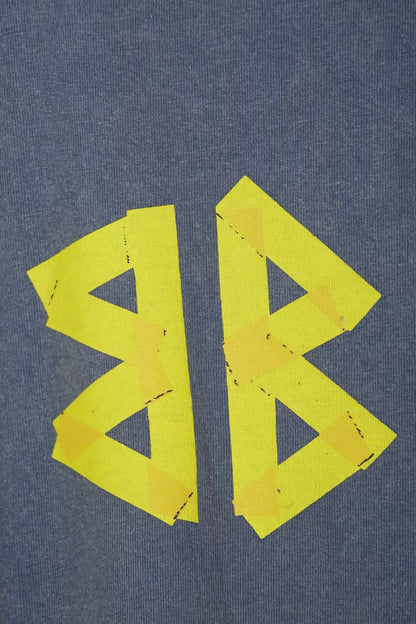 Balen Vintage Logo Blue Jersey T-Shirt