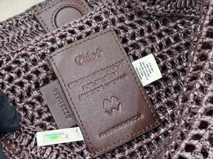 CHLOÉ 25S SUMMER BANANA HOBO BAG 36 IN BROWN