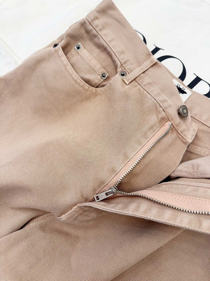 CD 25S STRAIGHT JEANS SMOKY PINK COTTON
