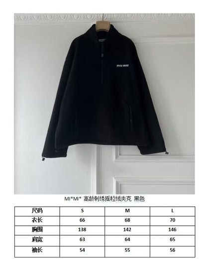 MIUMIU JACKET IN BLACK WOOL