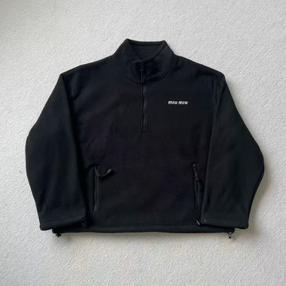 MIUMIU JACKET IN BLACK WOOL