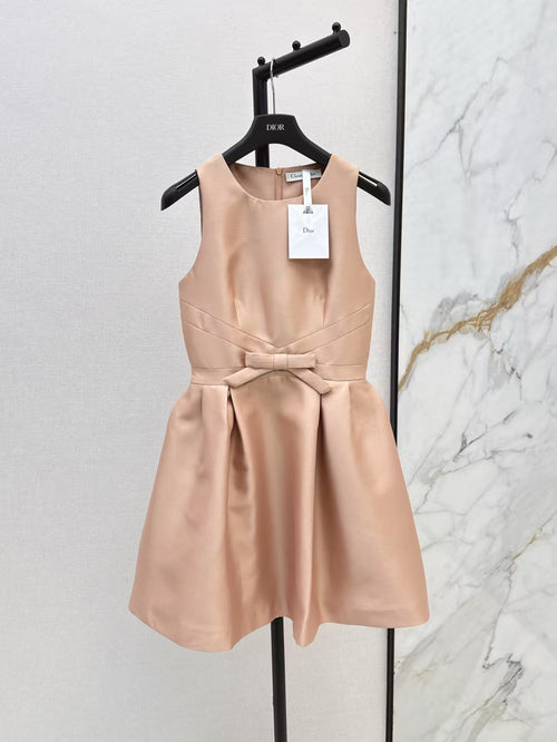 DIOR DRESS IN DARK NUDE