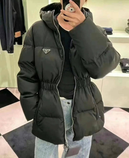 PRADA RE NYLON ZIPPER DOWN JACKET STYLE 1225