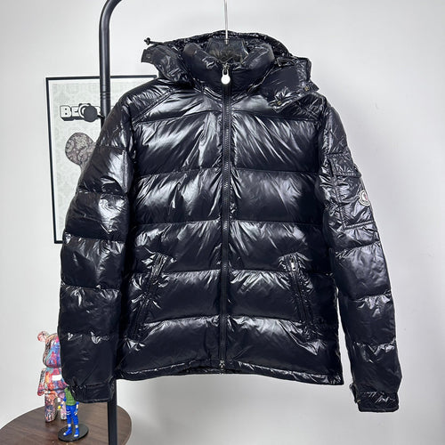 MONCLER BLACK PUFFER JACKET STYLE 2423