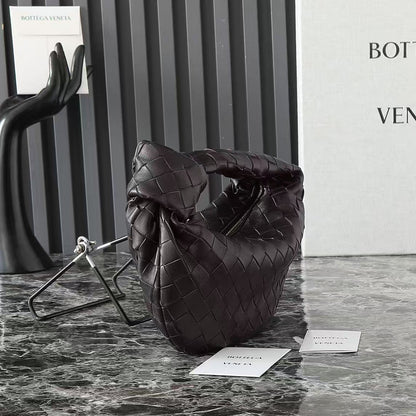 BOTTEGA VENETA 25S MINI JODIE 26 IN CHOCOLATE BROWN CALFSKIN