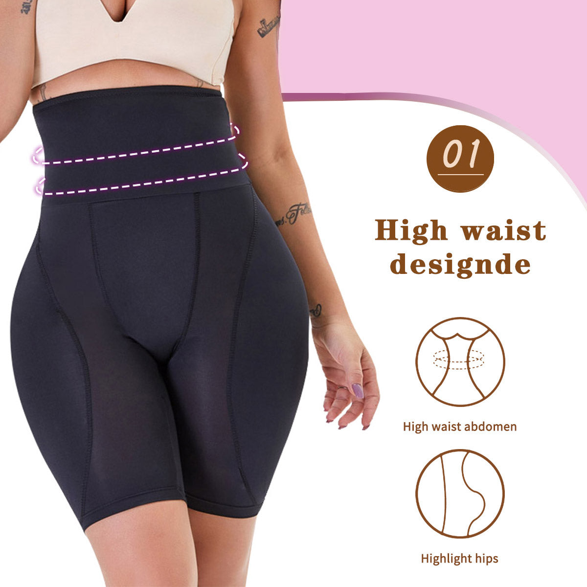 Women’s Seamless High-Waist Shapewear – Slim & Sculpt Fit