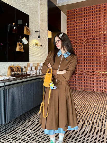 MIUMIU TOP & SKIRT SET STYLE 131