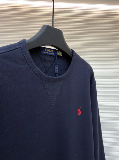 RALPH LAUREN 25S FLEECE SWEATSHIRT WITH EMBROIDERED LOGO 263