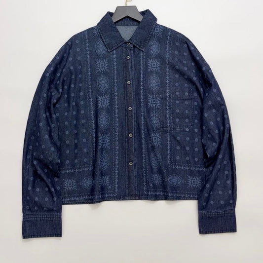 MAX MARA 25S DENIM COTTON SHIRT 168