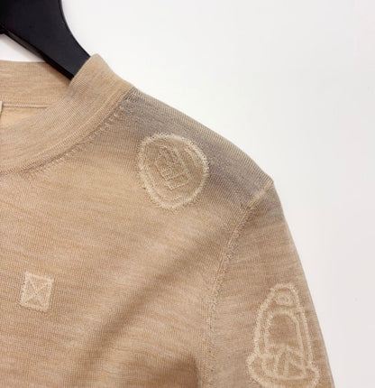HERMES 25S WOOL-LINED SWEATER 186