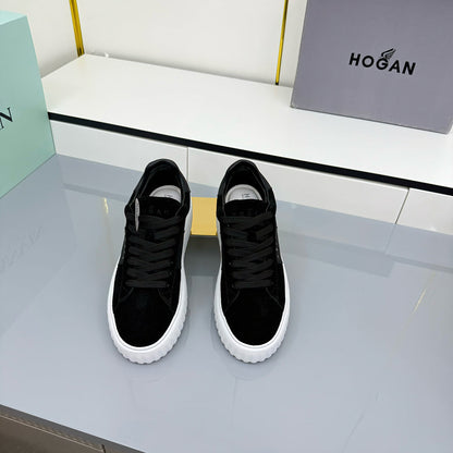 TOM FORD 26S SNEAKER HOGAN IN BLACK SUEDE
