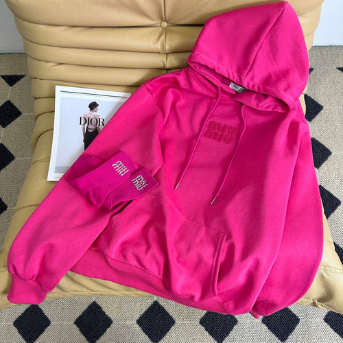 MIUMIU HOODIE AND SOCKS SET STYLE 477