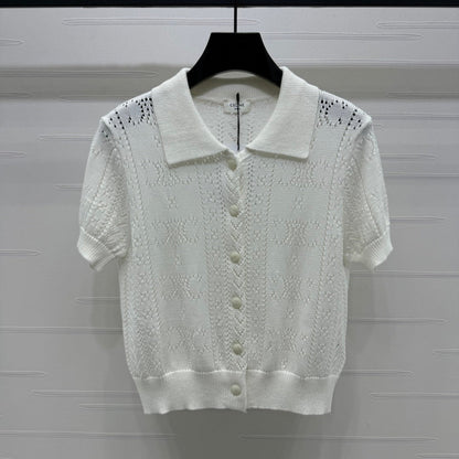 CELINE 25S POLO NECK CARDIGAN 264100