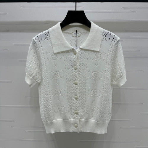 CELINE 25S POLO NECK CARDIGAN 264100