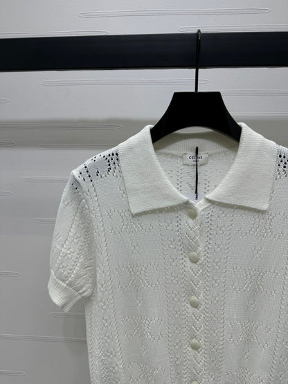 CELINE 25S POLO NECK CARDIGAN 264100