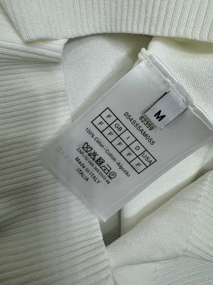 DIOR EMBROIDERED LOGO KNIT POLO SHIRT