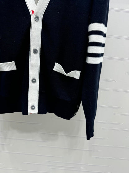 THOM 25S V-NECK KNIT CARDIGAN 264212