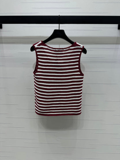 PRAD 25S STRIPED SWEATER 264183