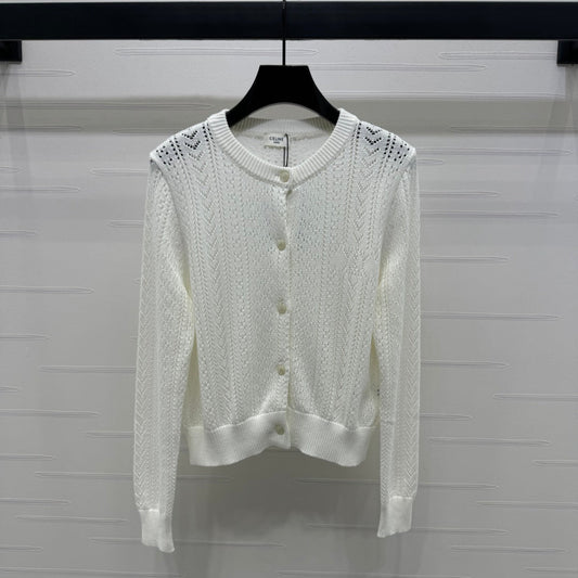 CELINE 25S LONG SLEEVE CARDIGAN 264103