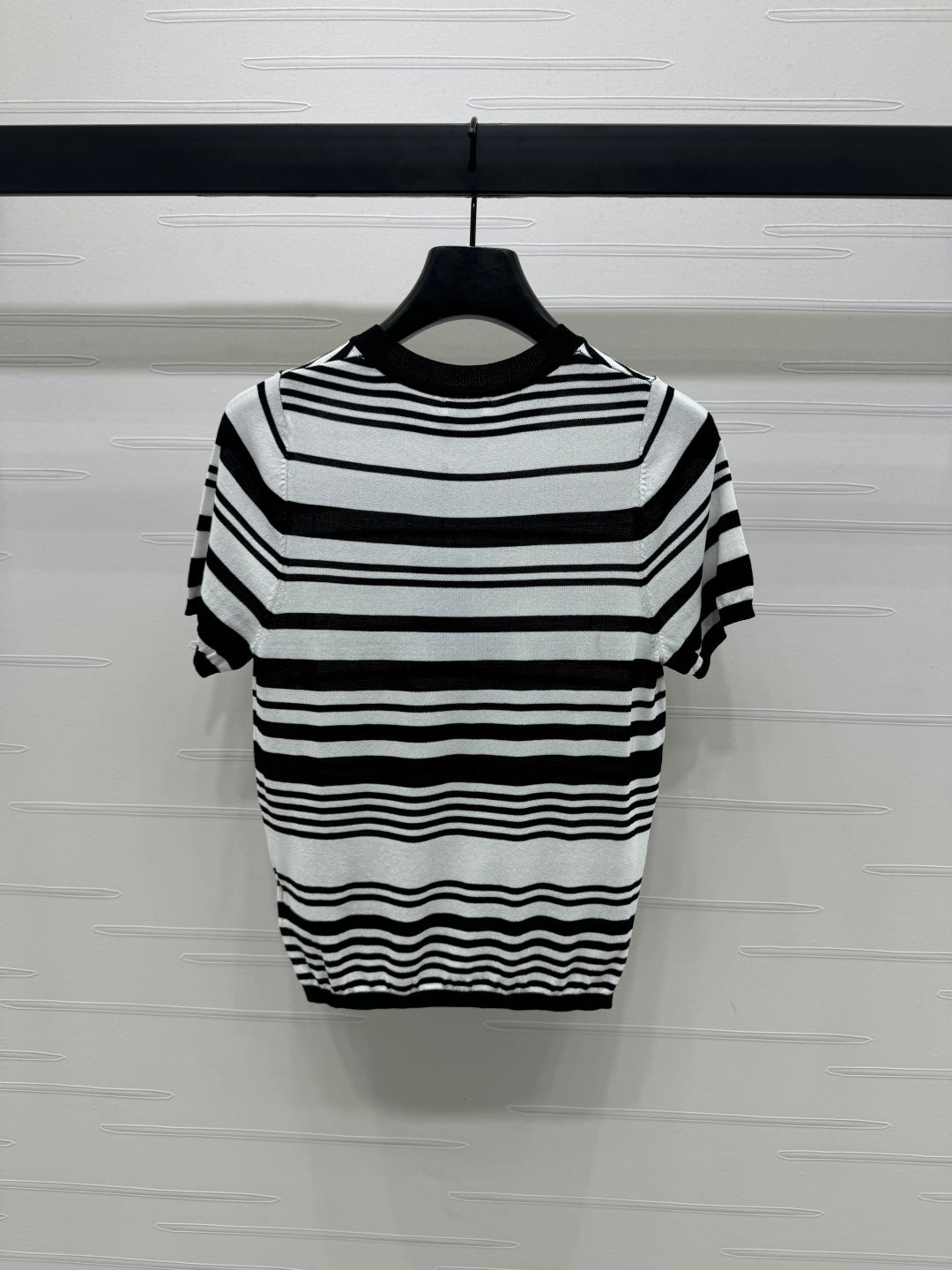YSL 25S WHITE COLLAR SHORT SLEEVE T-SHIRT 264093
