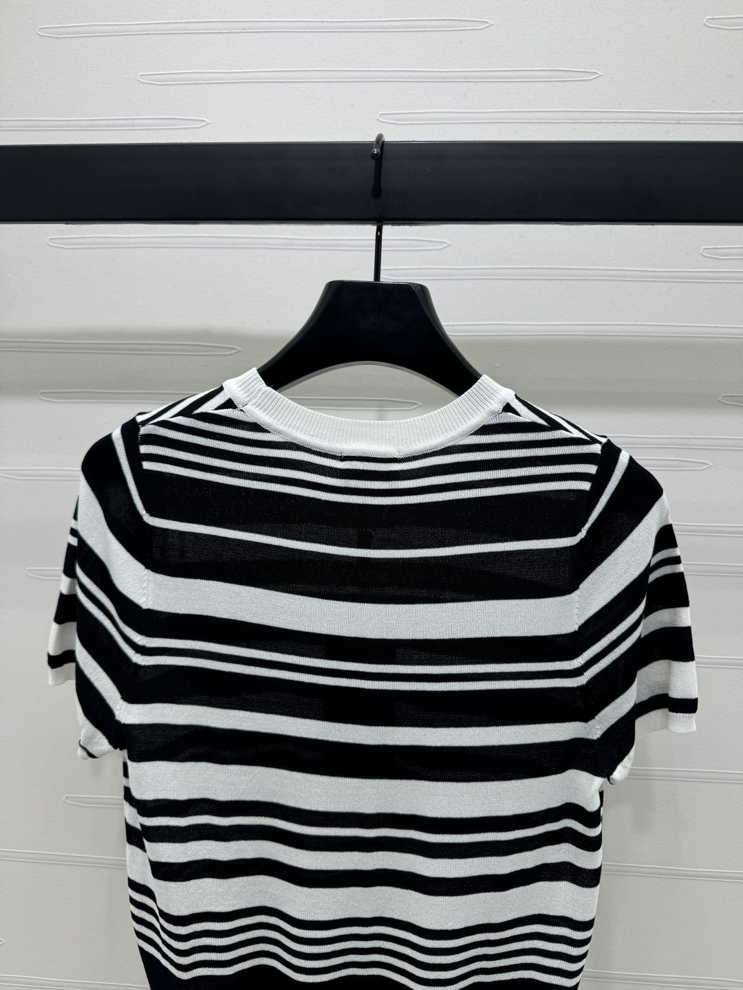 YSL 25S WHITE COLLAR SHORT SLEEVE T-SHIRT 264092