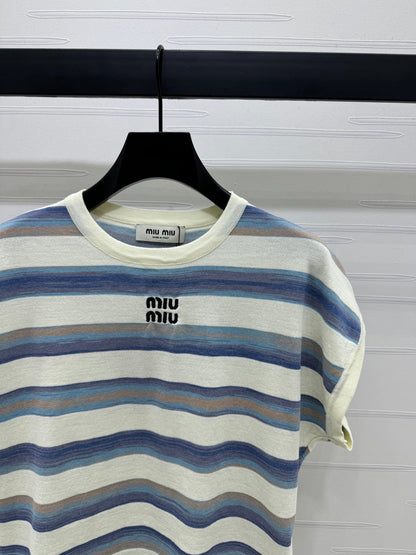 MIU 25S FLYING SLEEVE KNIT SWEATER 264147