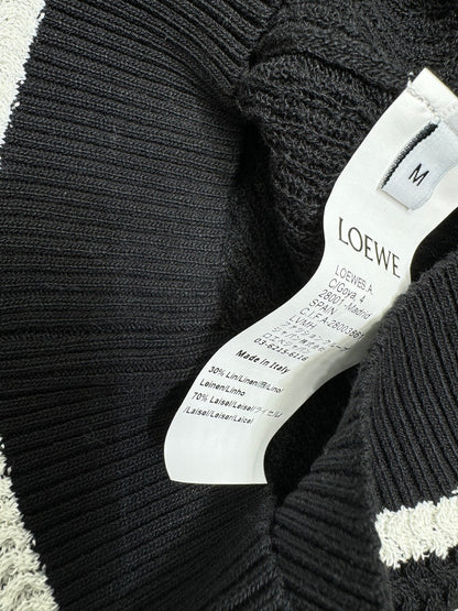 LOEWE 25S SHORT SLEEVE KNITTED CAPE 264036