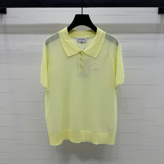 CHANEL POLO SHIRT YELLOW 274900
