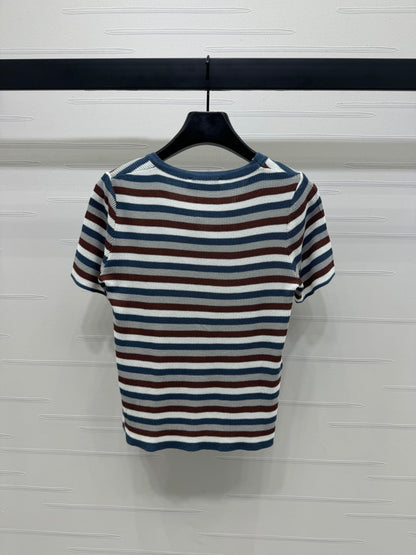 MIUMIU  SHORT-SLEEVE KNIT CARDIGAN 274943