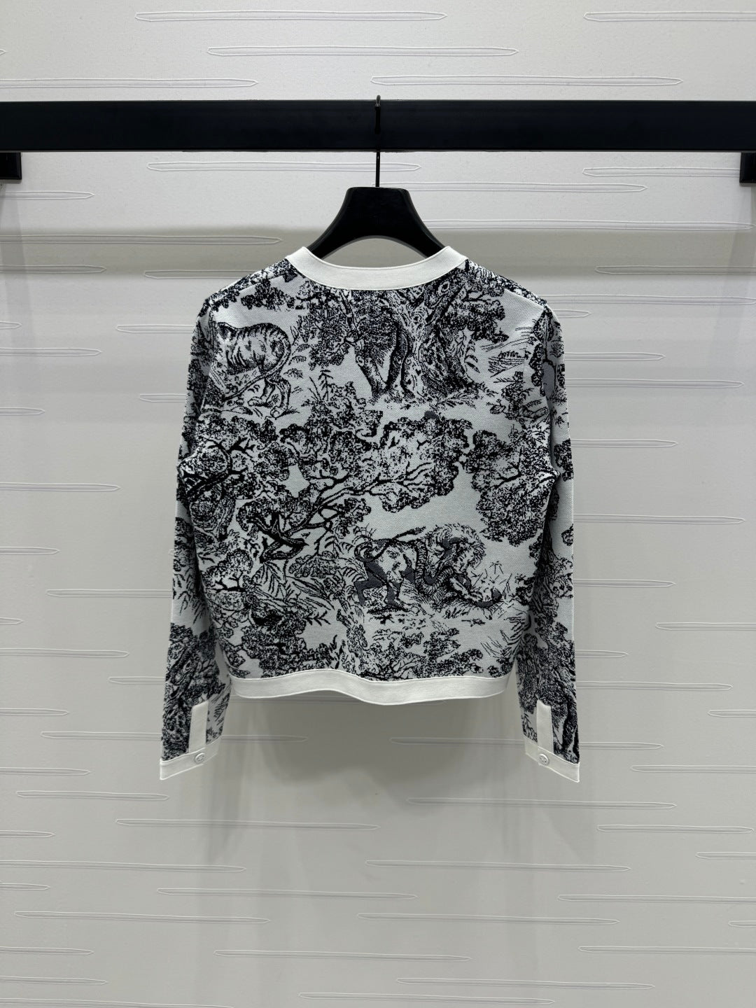 DIOR JACQUARD KNIT CARDIGAN 274879