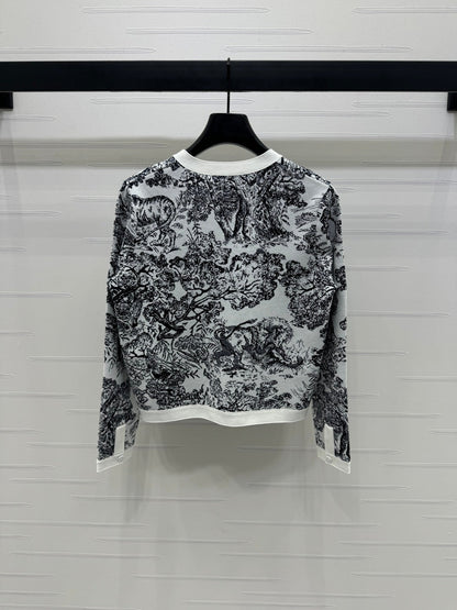 DIOR JACQUARD KNIT CARDIGAN 274879