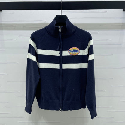 CHANEL 25S STAND-COLLAR CARDIGAN 283