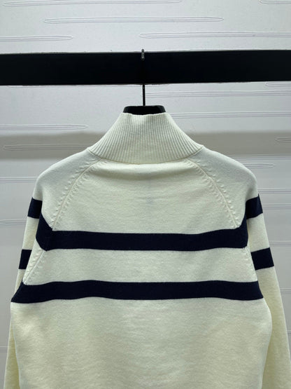 CHANEL 25S STAND-COLLAR CARDIGAN 282