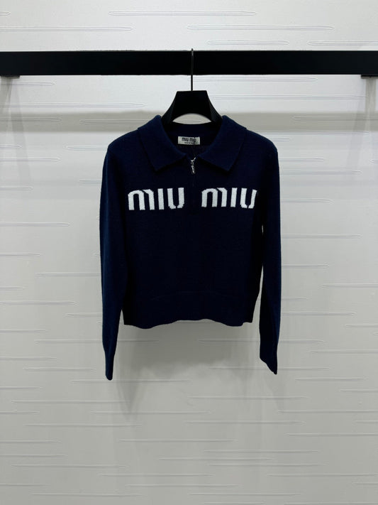 MIUMIU POLO KNIT SWEATER STYLE 750