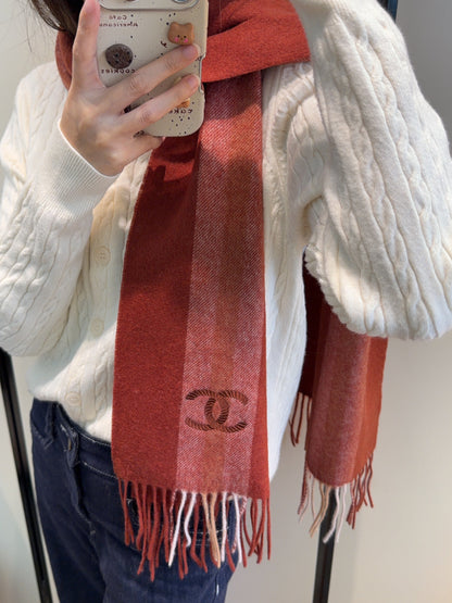 CHANEL 25S SCARF 180 CM IN CASHMERE 942893