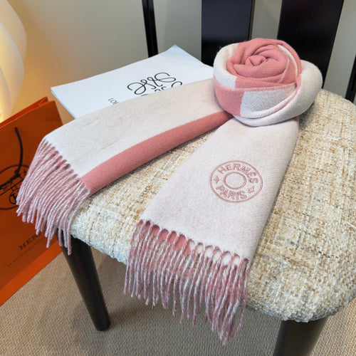 HERMES 25S SCARF 190 IN CASHMERE 989783