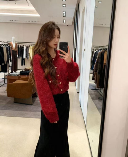CHANEL 25S ROUND-NECK CARDIGAN 510