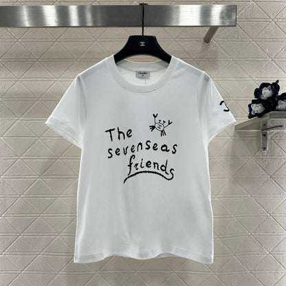 CHANEL 25S CREW NECK T-SHIRT 458