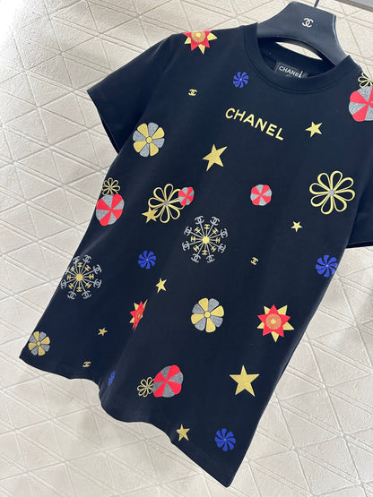 CHANEL 25S PRINTED T-SHIRT 649