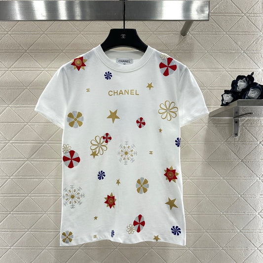 CHANEL 25S PRINTED T-SHIRT 650