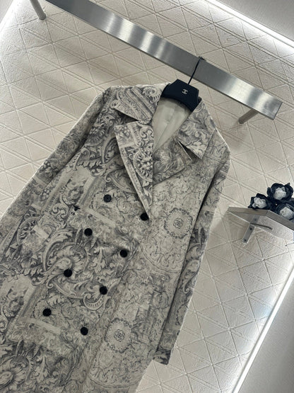 DIOR 25S LONG DENIM JACKET 871