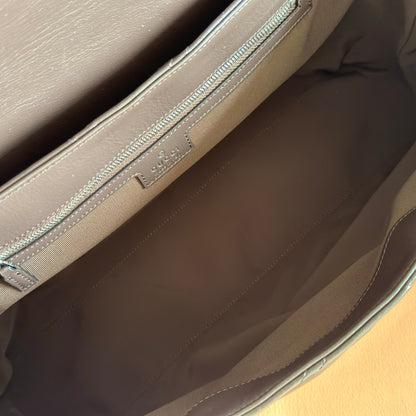 GUCCI 26S GG MARMONT BAG 37 IN DARK BROWN CALFSKIN