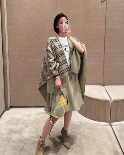 BURBERRY 25S DOUBLE-FACED CASHMERE COAT 206