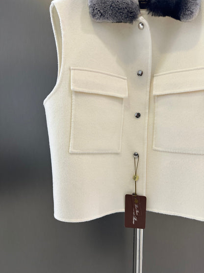 LP 26S FUR-COLLAR VEST 594