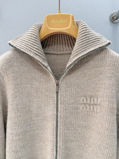 MIUMIU 26S CARDIGAN SWEATER 909
